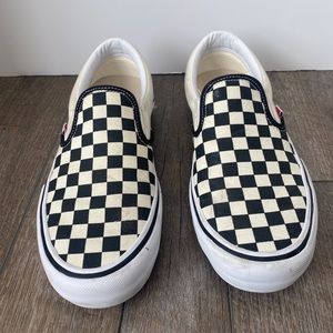 Vans shoes men’s white and black size 8.5